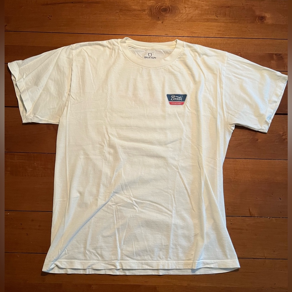 Light yellow boys XL Brixton tee